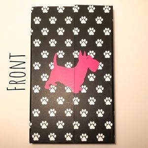 Juicy Couture Black & White Dog Writing Notepad